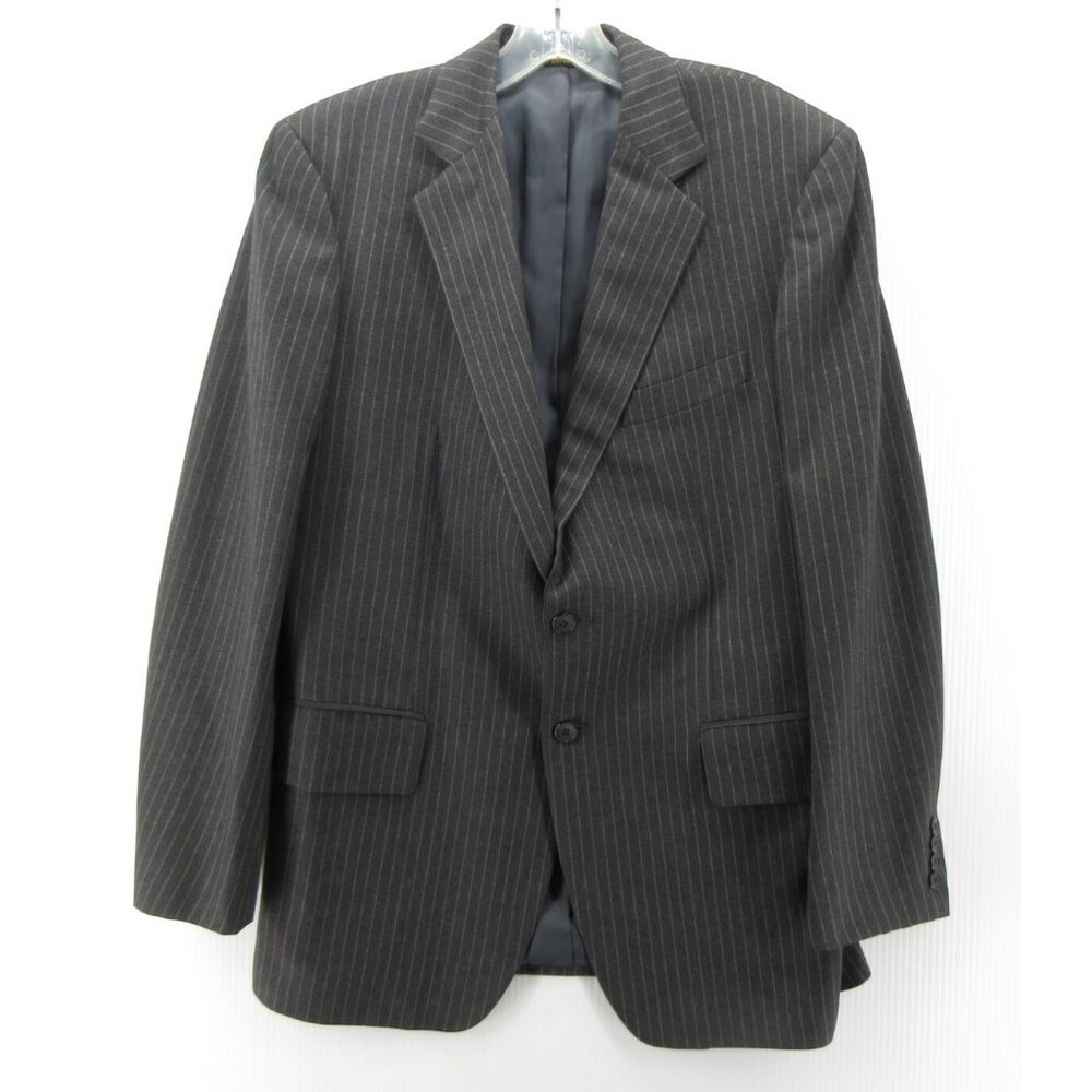VINTAGE Dunhill Sport Coat 38 Blazer Pinstripe 60s 70s Wool Jacket *